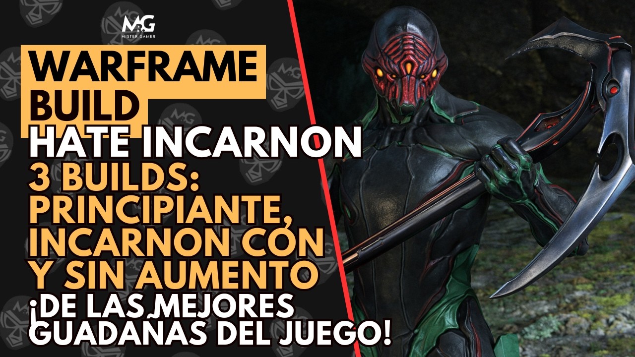 🔥 WARFRAME | HATE INCARNON | 3 BUILDS | EL ARMA DEL STALKER A TODO SU ESPLENDOR🔥