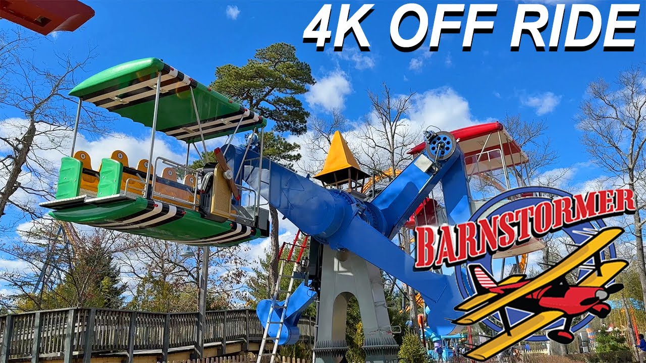 Barnstormer (4K OFF Ride POV)- Six Flags Great Adventure, Jackson, NJ