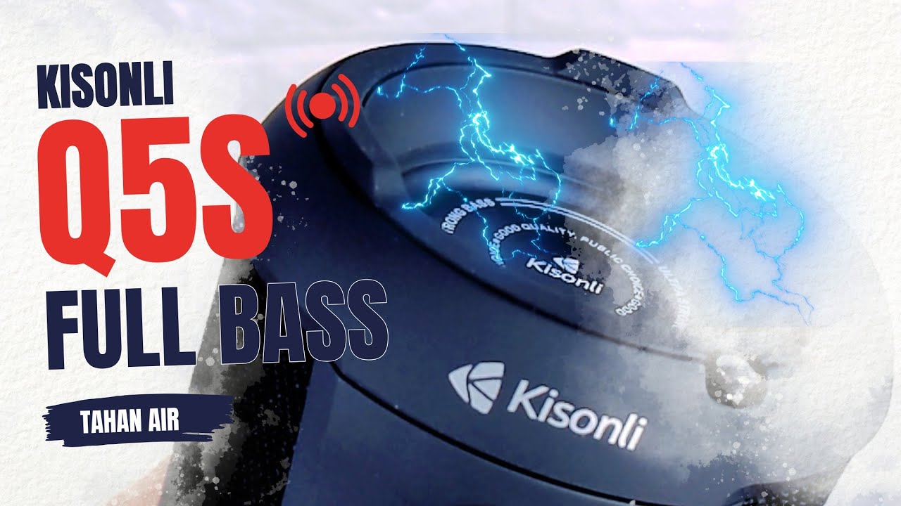 KISONLI Q5S - Speaker Bluetooth Full Bass 100Ribuan Terbaik!!!?