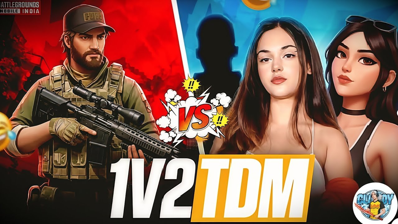 0pen Challenge by friends|| 1v2 TDM Room Challenge || who will win🤔 #cloudy197 #bgmi #gamingindia 
