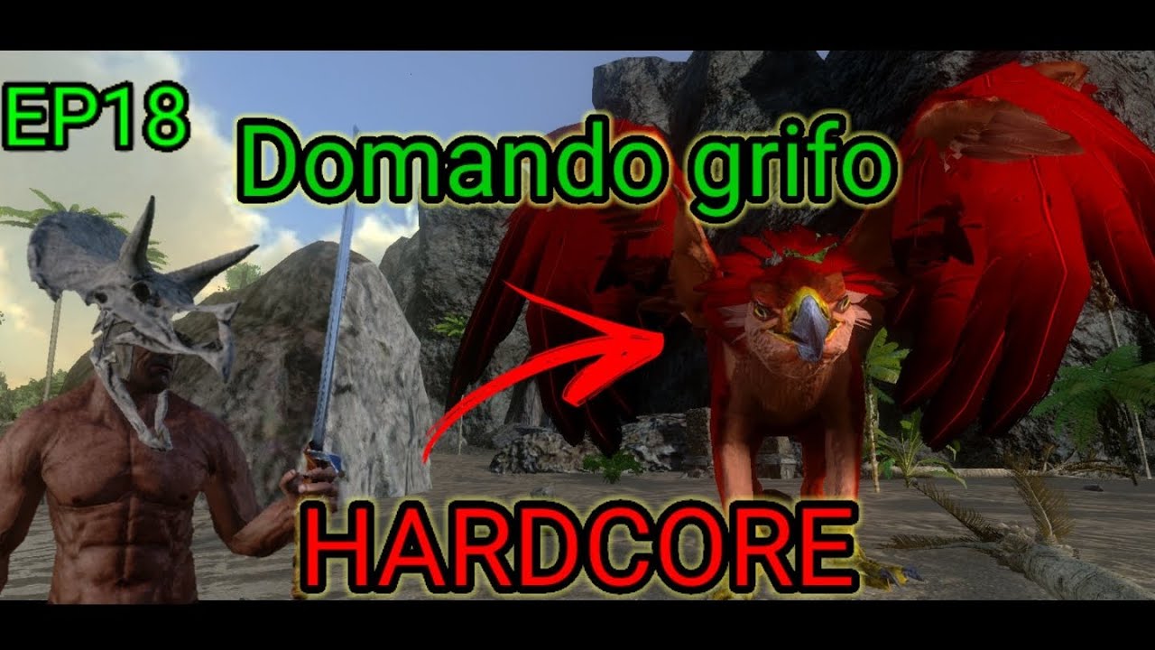 s&eacute;rie hardcore! domando grifo pela primeira vez!!ark mobile Android-IOS- #series #ark #viral