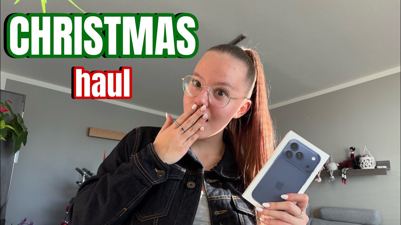 VÁNOČNÍ HAUL 2025 | co jsem letos dostala? | Tereza Špačková