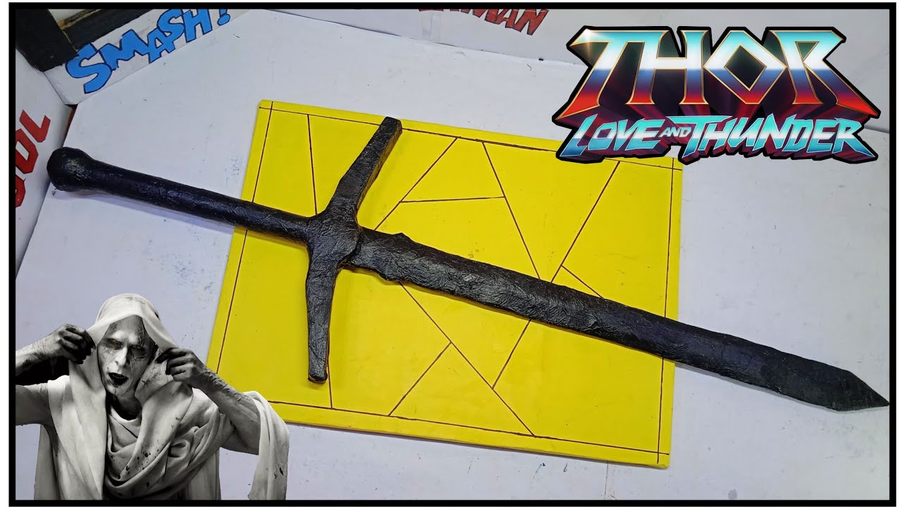 How to Make Gorr the God Butcher Necrosword /Tutorial #thorloveandthunder