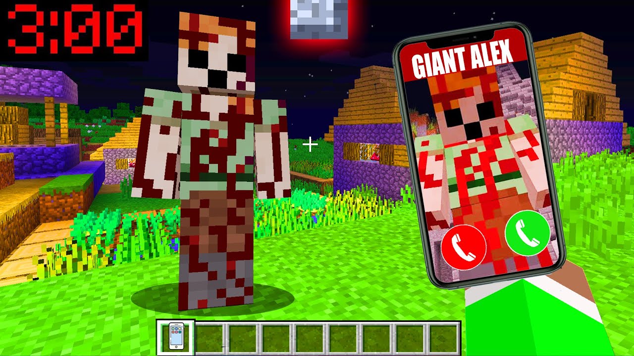 Minecraft PE : DO NOT CALL GIANT ALEX at 3:00AM