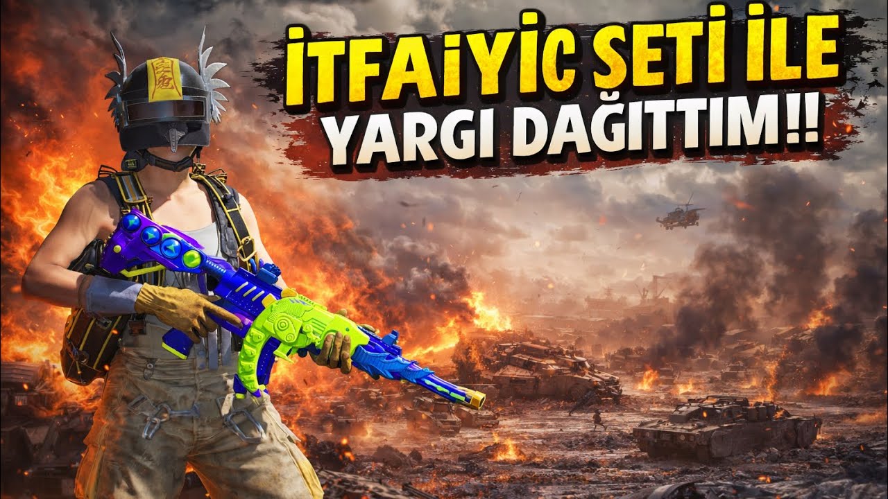 İTFAİYİCİ SETİ İLE YARGI DAĞITTIM #pubgmobile #keşfet #pubg 