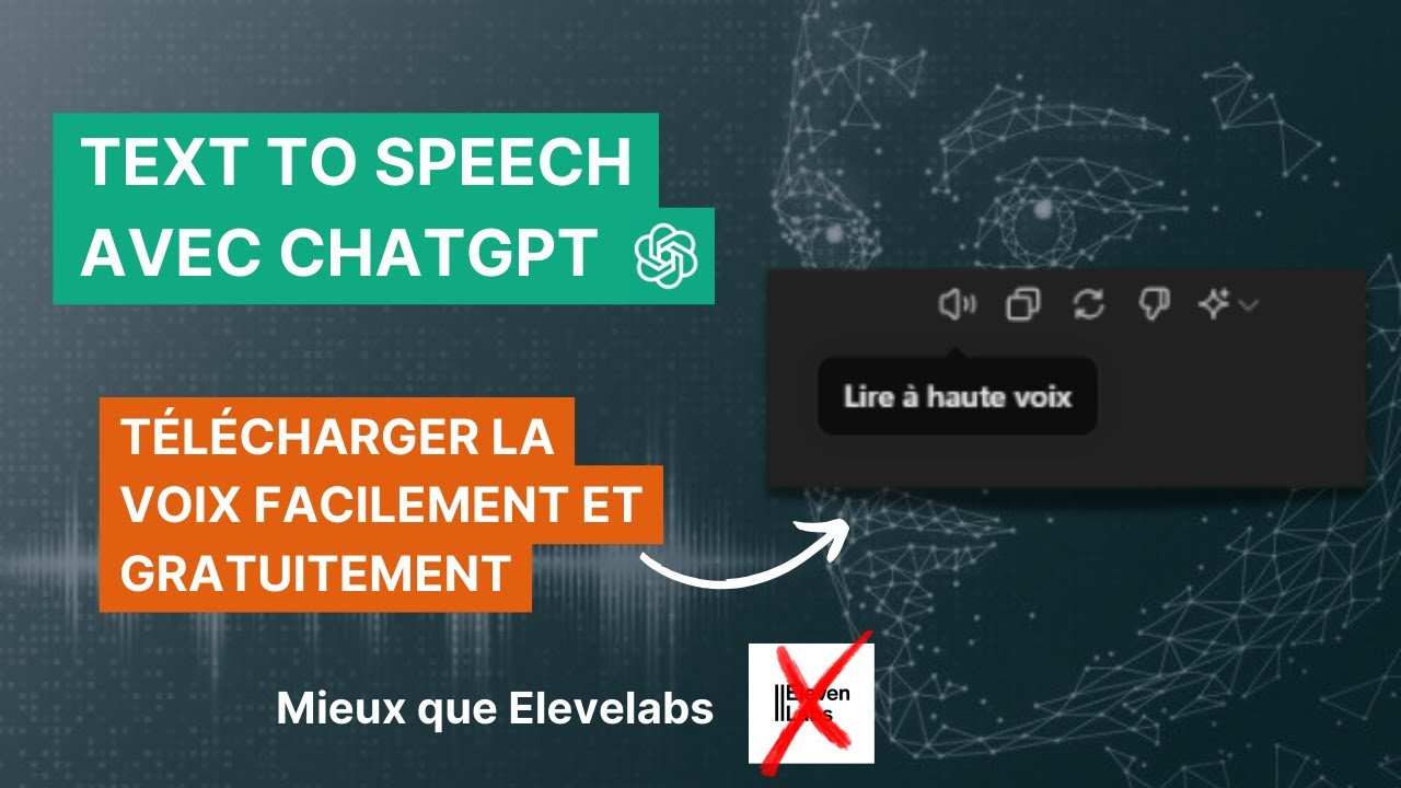 Télécharger la voix de Chatgpt - Text to speech ( Mieux que Elevenlabs )