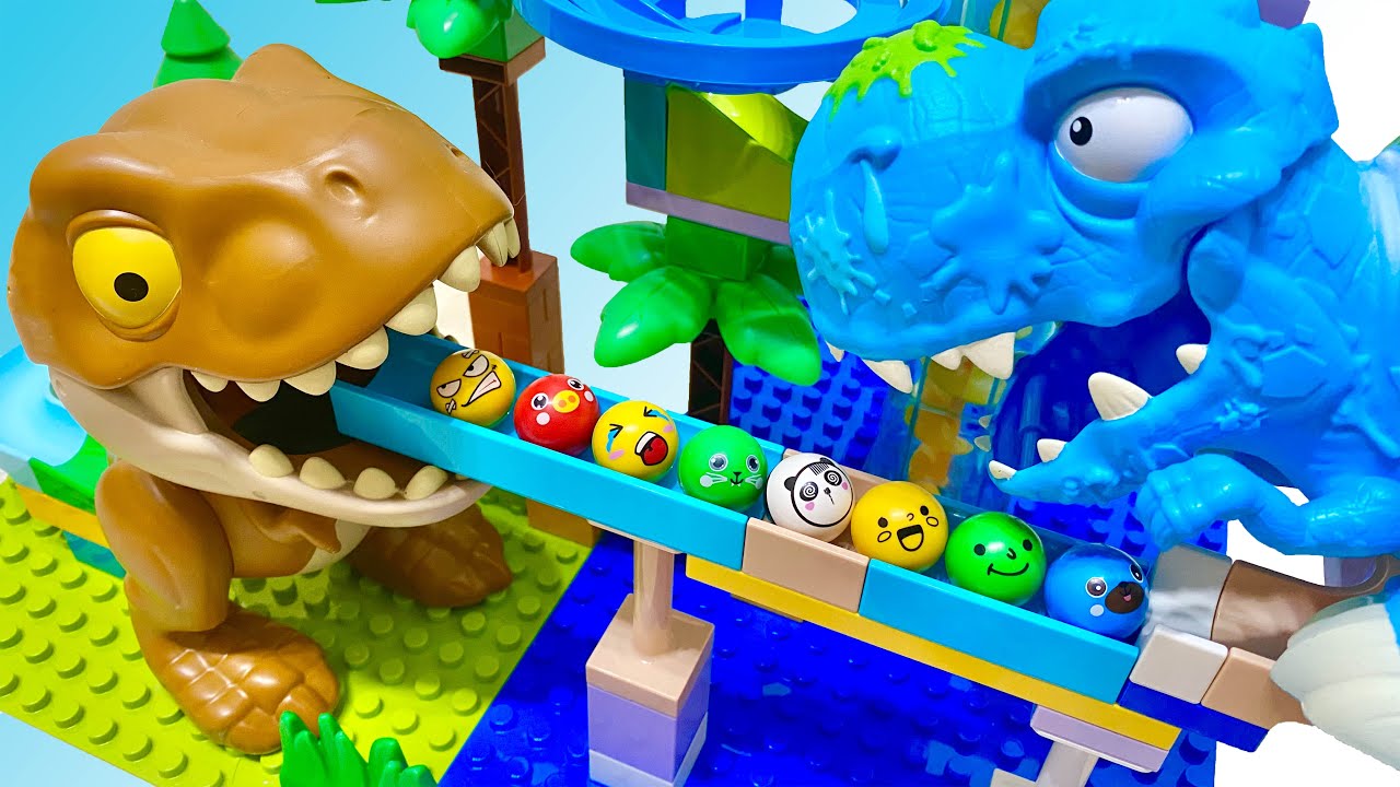 Satisfying  Marble Track Set     Rolling Ball Sculpture  Marble Run　gift to my son    ASMR　LEGO