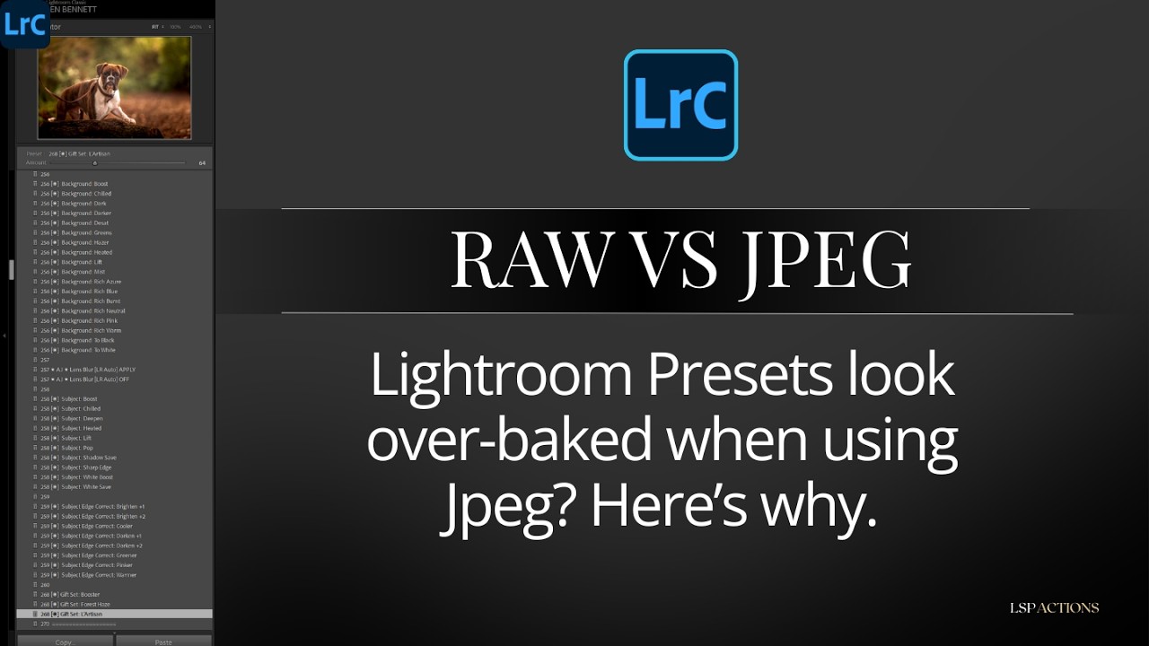 Пресеты Lightroom отображаются по-разному на изображениях JPEG? Быстрое решение.