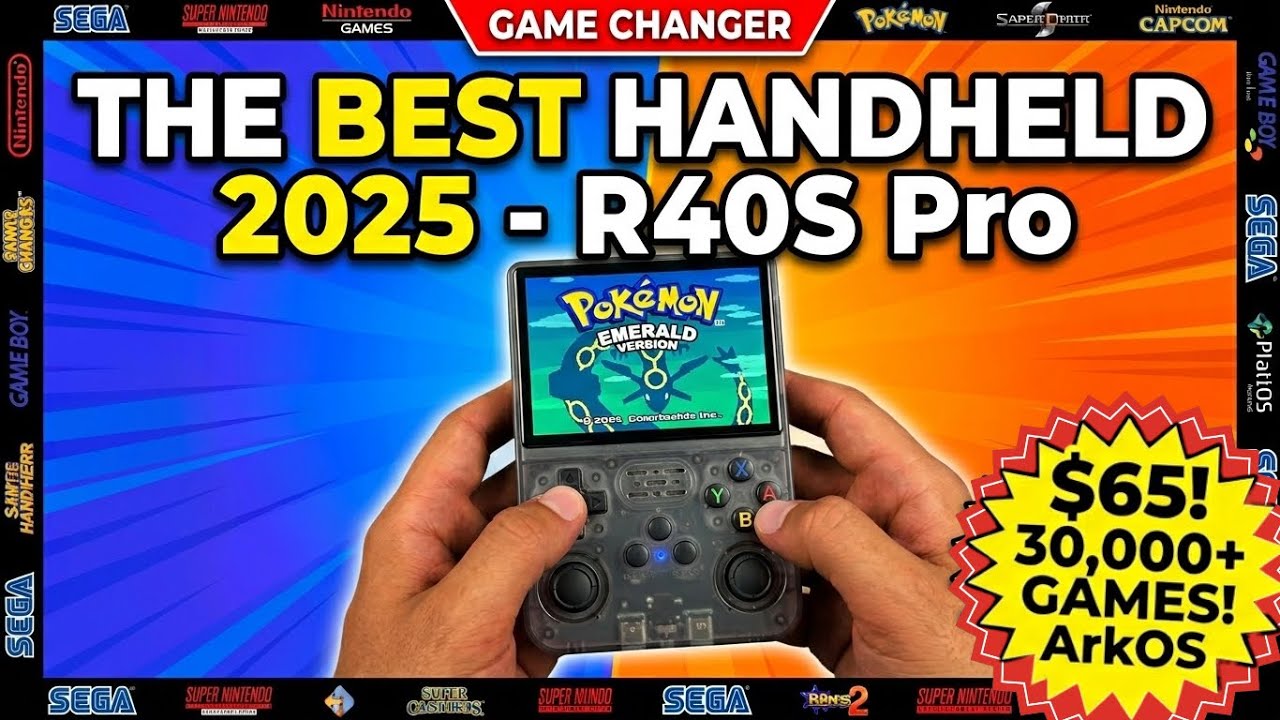 The Best Handheld Console 2025 - R40S Pro