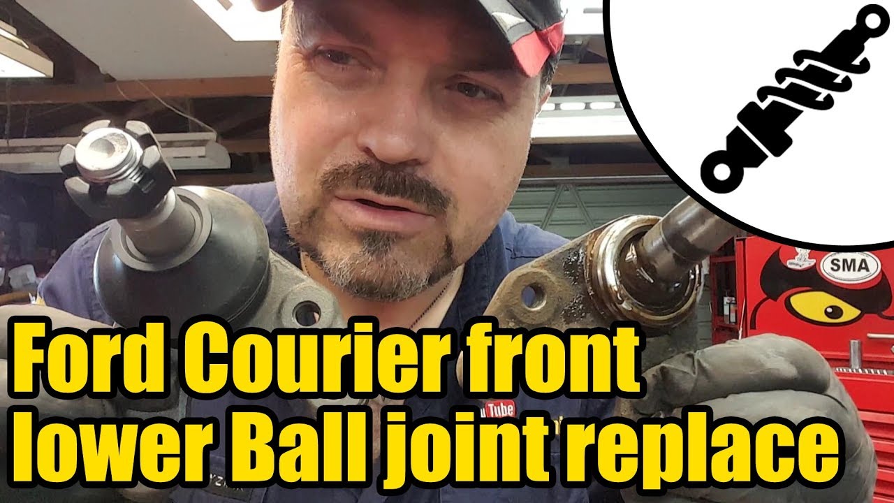 Ford Courier Pickup (1993) front lower ball joint replacement #1618
