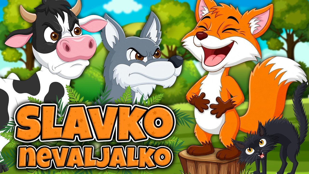 SLAVKO NEVALJALKO 🦊 Eci Peci Pec pesmica za decu 🌼 Lisac Slavko