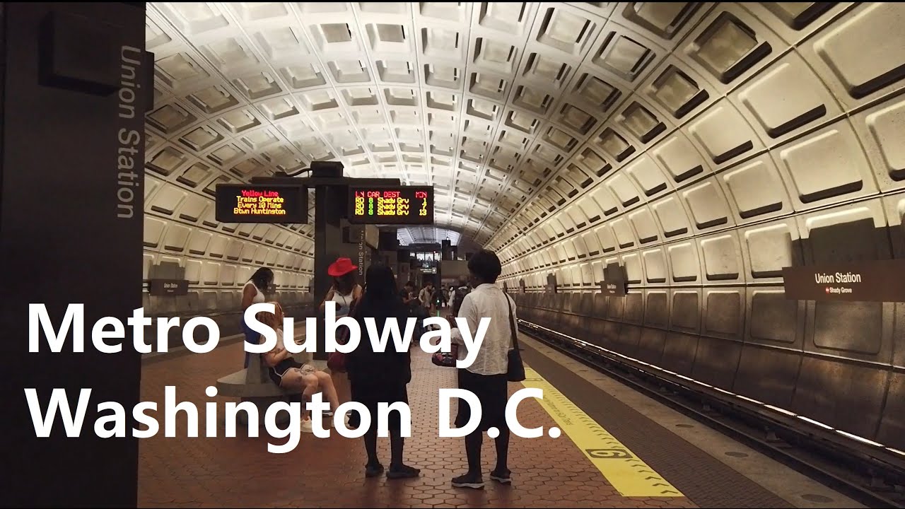 Washington DC Metro Subway ride | Union Station to Dupont Circle