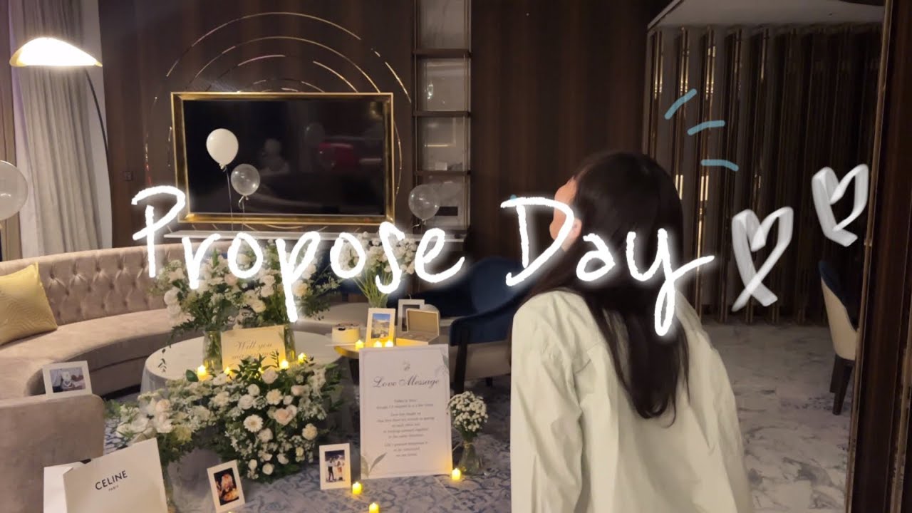 Propose💍🤍청혼 브이로그❕