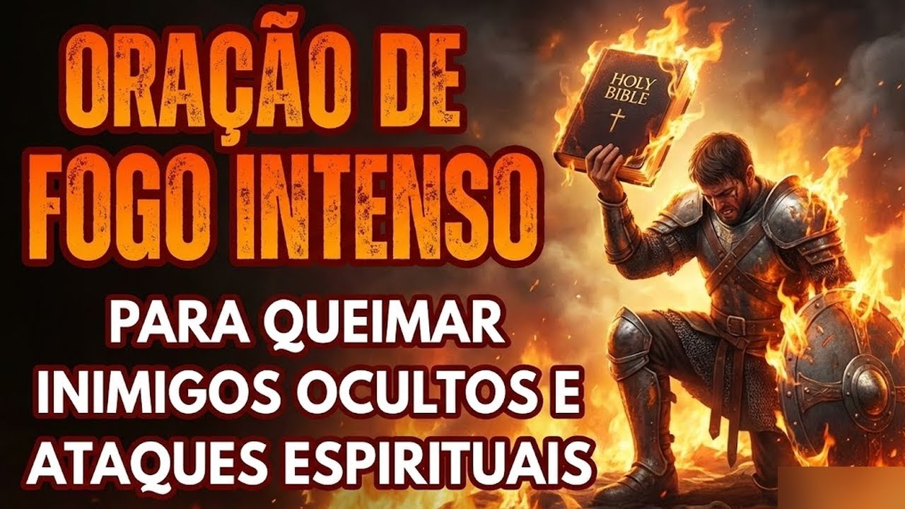 Oração de Fogo Intenso para Queimar Inimigos Ocultos e Ataques