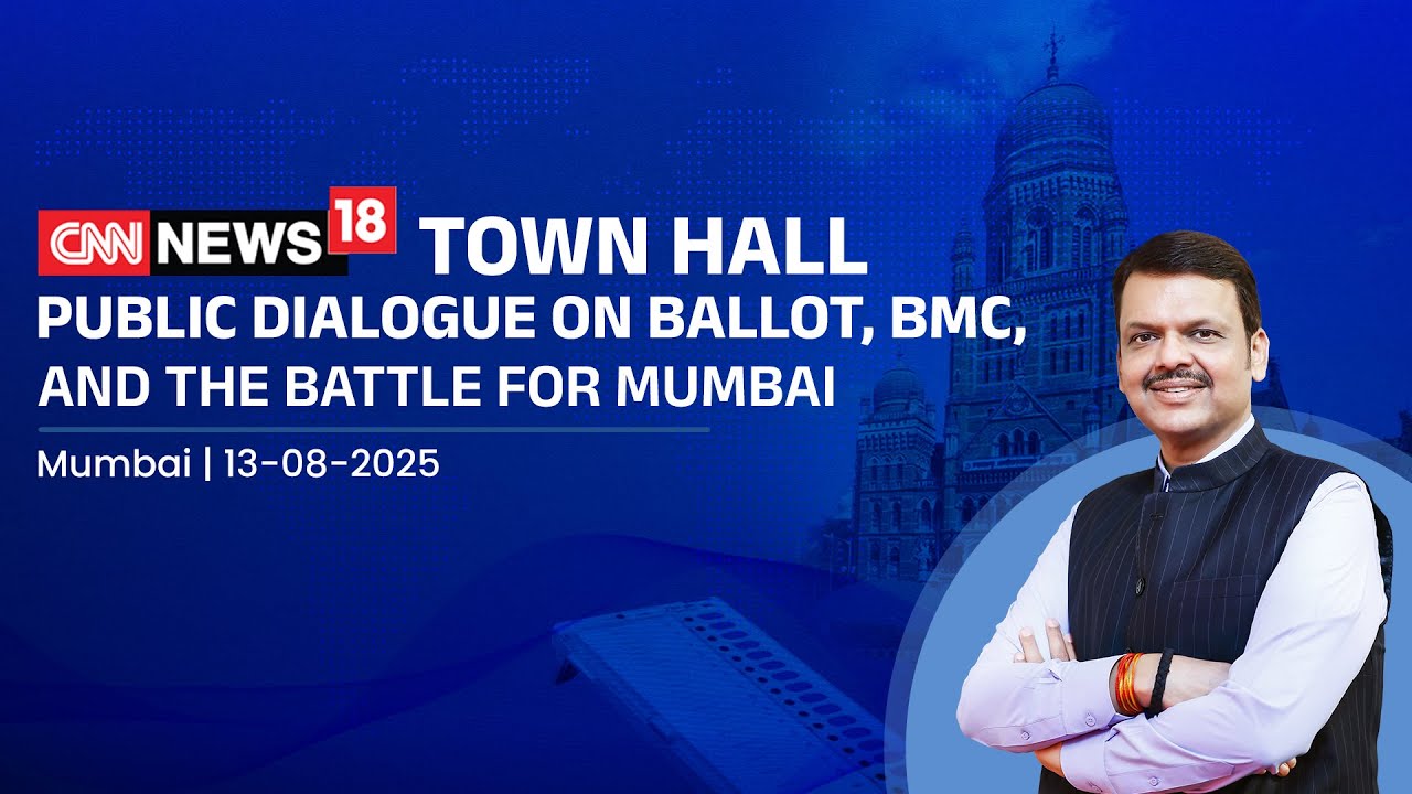 CM Devendra Fadnavis Interview at CNN News18 Townhall | BMC Elections and the Battle for Mumbai