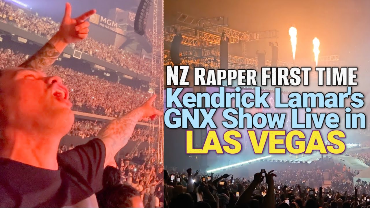 New Zealand Rapper @ Kendrick Lamar's GNX Show in Las Vegas! FIRST TIME! [VLOG]