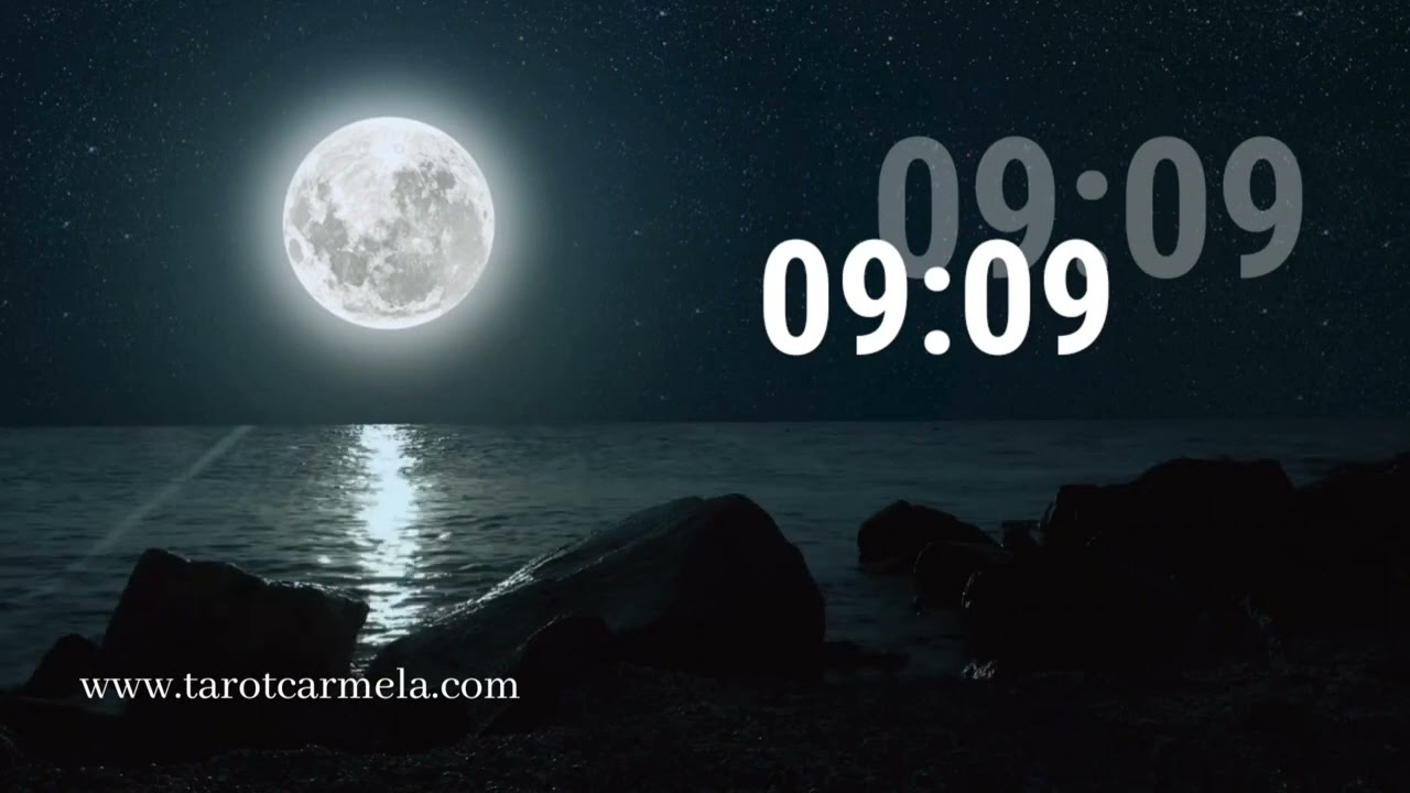⏰️ #HORA ESPEJO 09:09. Significado angelical 👼, numerología, Tarot y en el amor ❤️