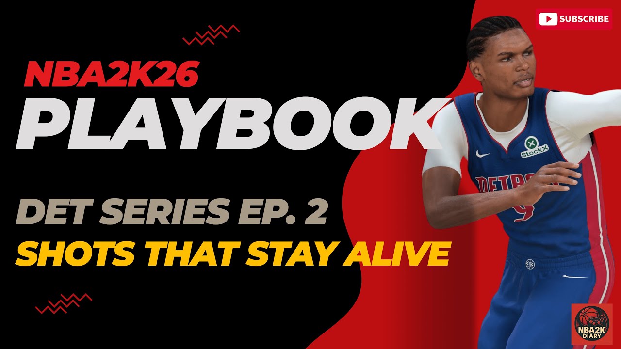 [NBA2K26 Playbook] 🔧 Detroit Pistons Ep.2 Creating the Window (Cunningham, Duren, Thompson)