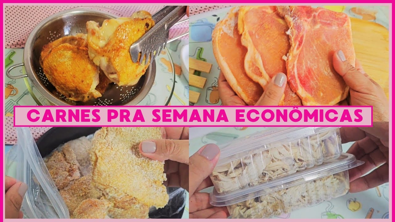 ABASTECENDO O FREEZER-CARNES PARA A SEMANA GASTANDO POUCO | Gastei 68 reais
