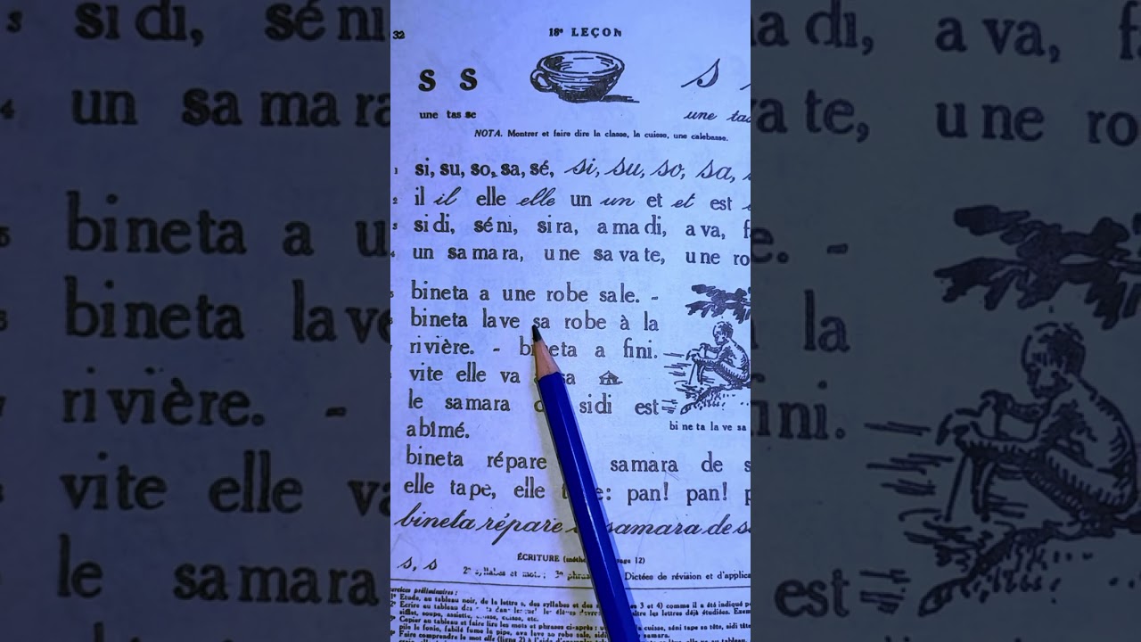 Apprendre à lire et écrire la lettre S (Bambara)