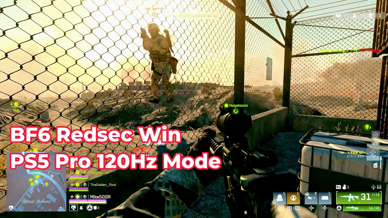 Battlefield 6 - Floating Enemy - PS5 Pro RedSec S2 Win w/ TheGolden_Etool & Maigehound