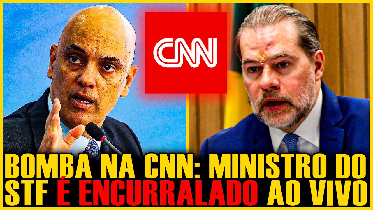 BOMBA NA CNN: MINISTRO DO STF É ENCURRALADO AO VIVO E VERDADE APARECE!