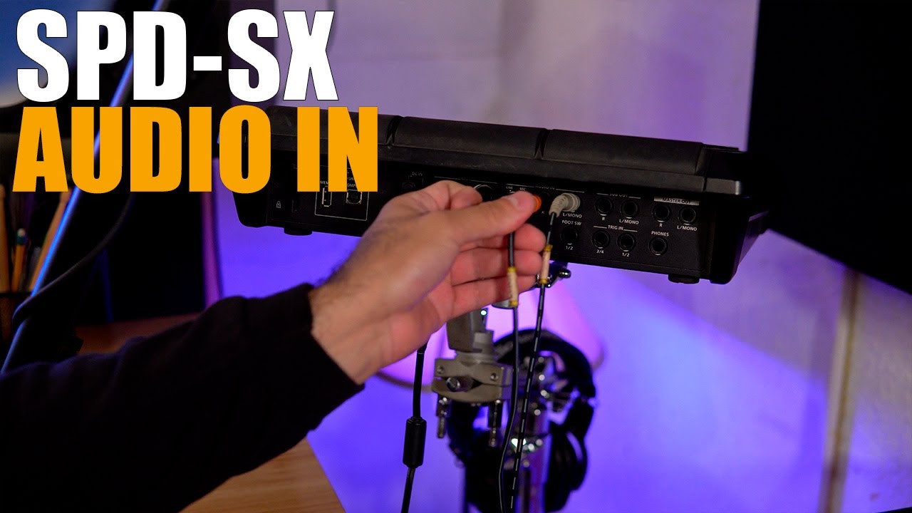 Roland SPD-SX como monitoreo personal