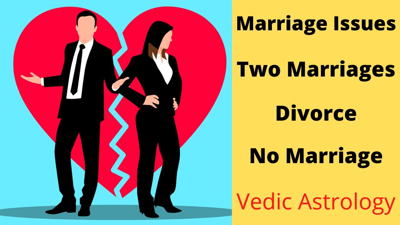 Marriage Issues for all 12 Zodiac Signs (Two Marriages, Divorce, No Marriage in Astrology)