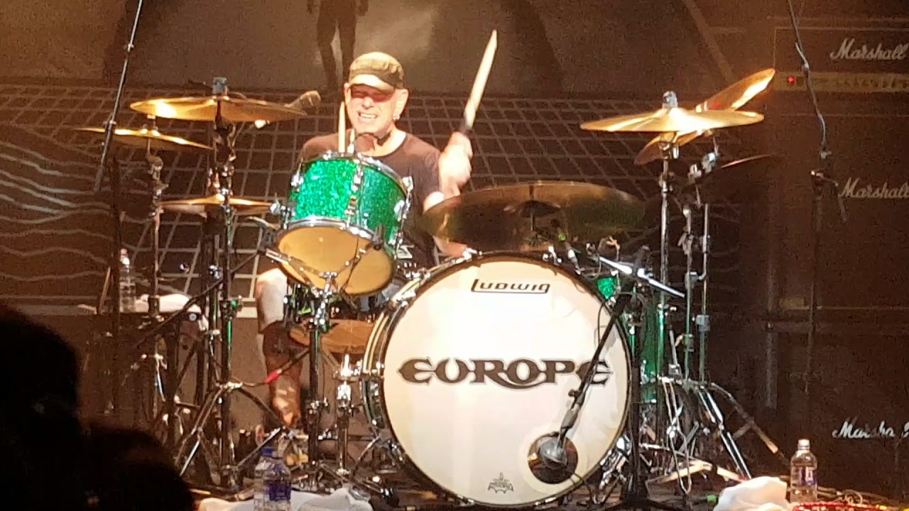 Europe Live in Brisbane Ian Haugland Drum Solo