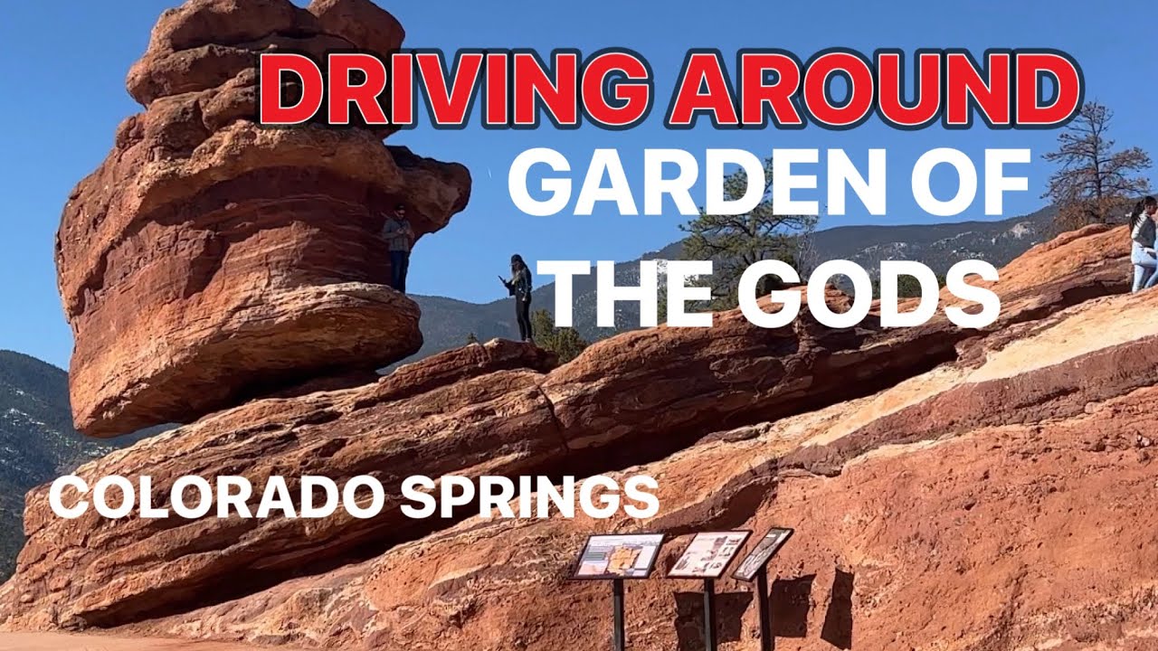 Driving through Garden of the Gods / COLORADO SPRINGS 4K