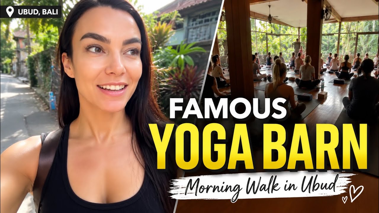 Inside Bali&rsquo;s Most Famous Yoga Studio 🧘&zwj;♀️✨ | Ubud, Bali 🇮🇩