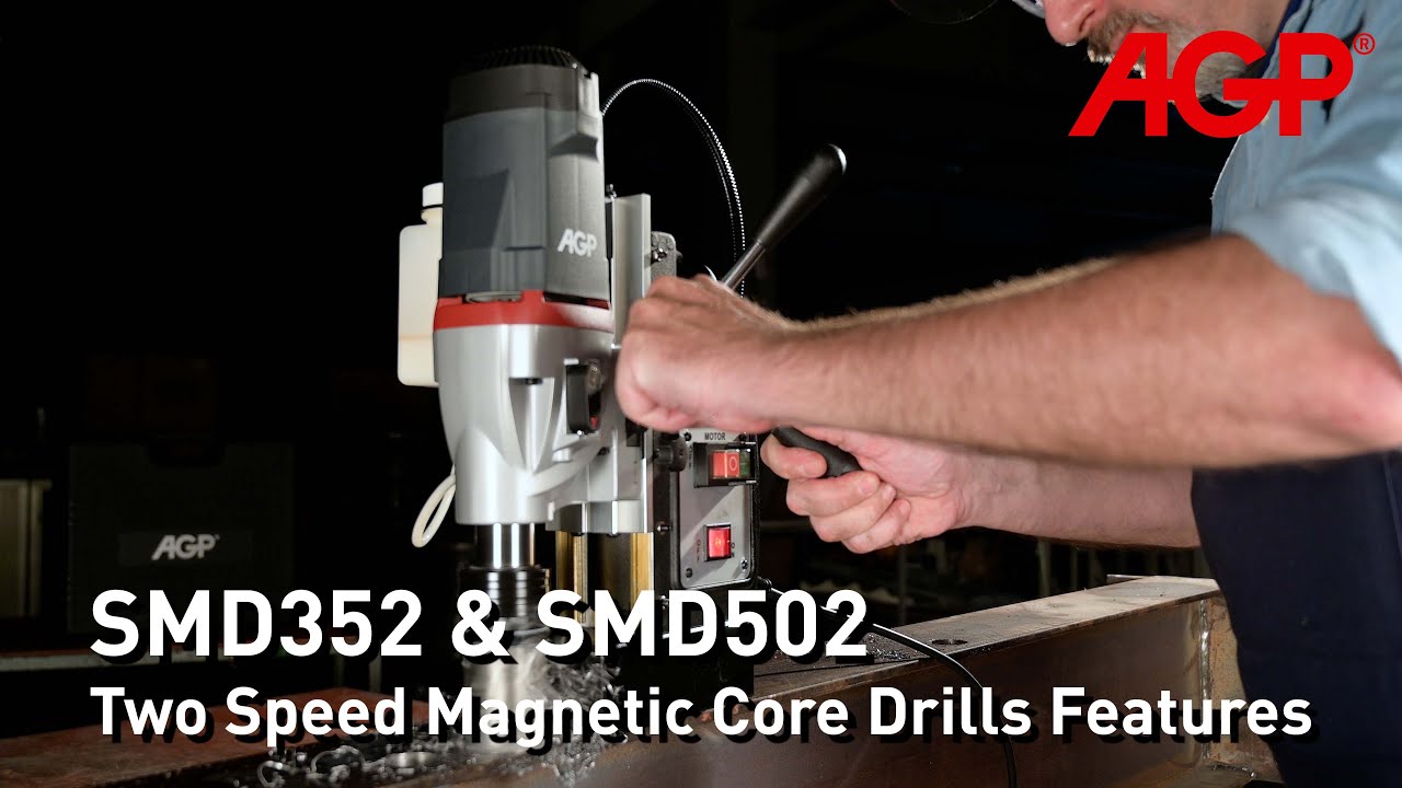 AGP【SMD352 & SMD502 Two Speed Magnetic Core Drills 】Features