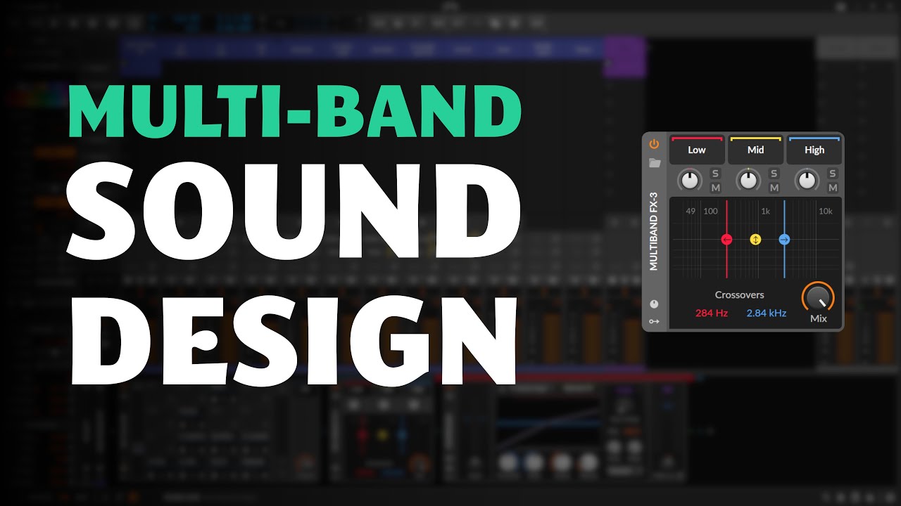 Sound design with Multiband FX in Bitwig