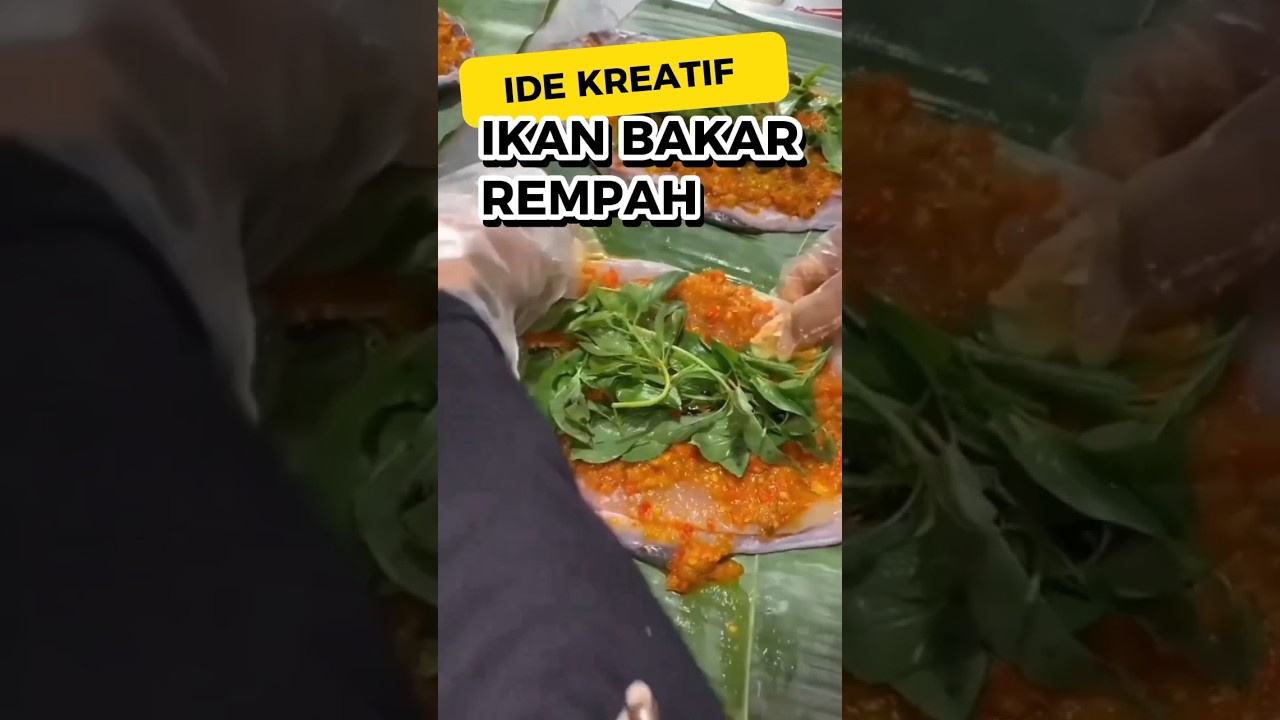 Ide Kreatif Ikan Bakar Rempah Super Nikmat #shorts #anakkuliner #nexcarlos #dyodoran