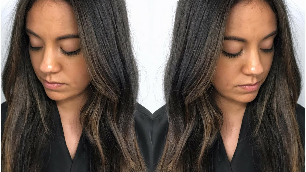 Subtle Brunette Balayage // Fall Hair Color Tutorial Using Redken Shades EQ // Daniella Benita