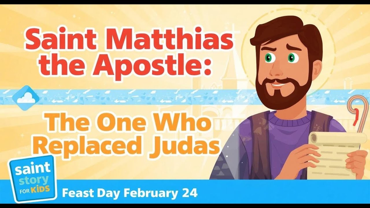Saint Matthias the Apostle | The One Who Replaced Judas | Feast Day Feb 24th | Saint Story for Kids