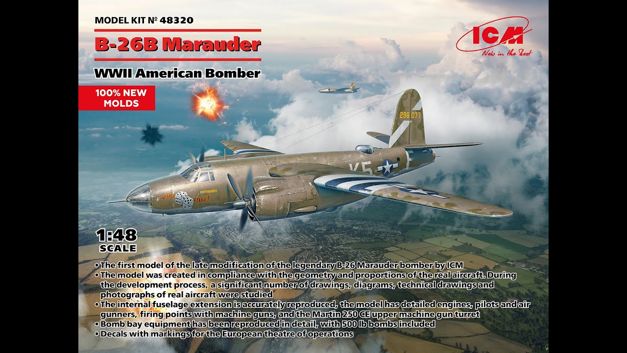 ICM 1/48 B-26 Marauder: first impressions!