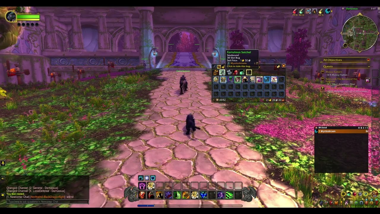 World of Warcraft Retail Bagnon Addon