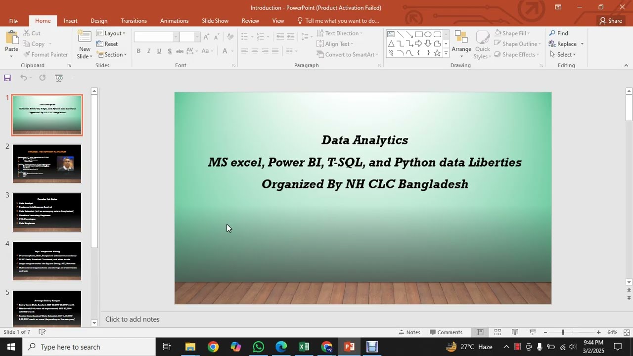🎉 Welcome to the Orientation Session of the Complete Data Analytics Training Program!