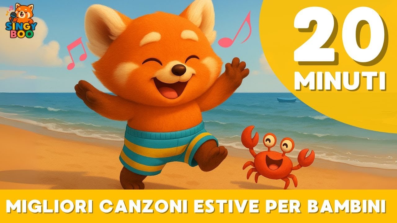 🌊 Le migliori canzoni estive per bambini | 20 Minuti | Canzoni per bambini | SingyBoo ✨