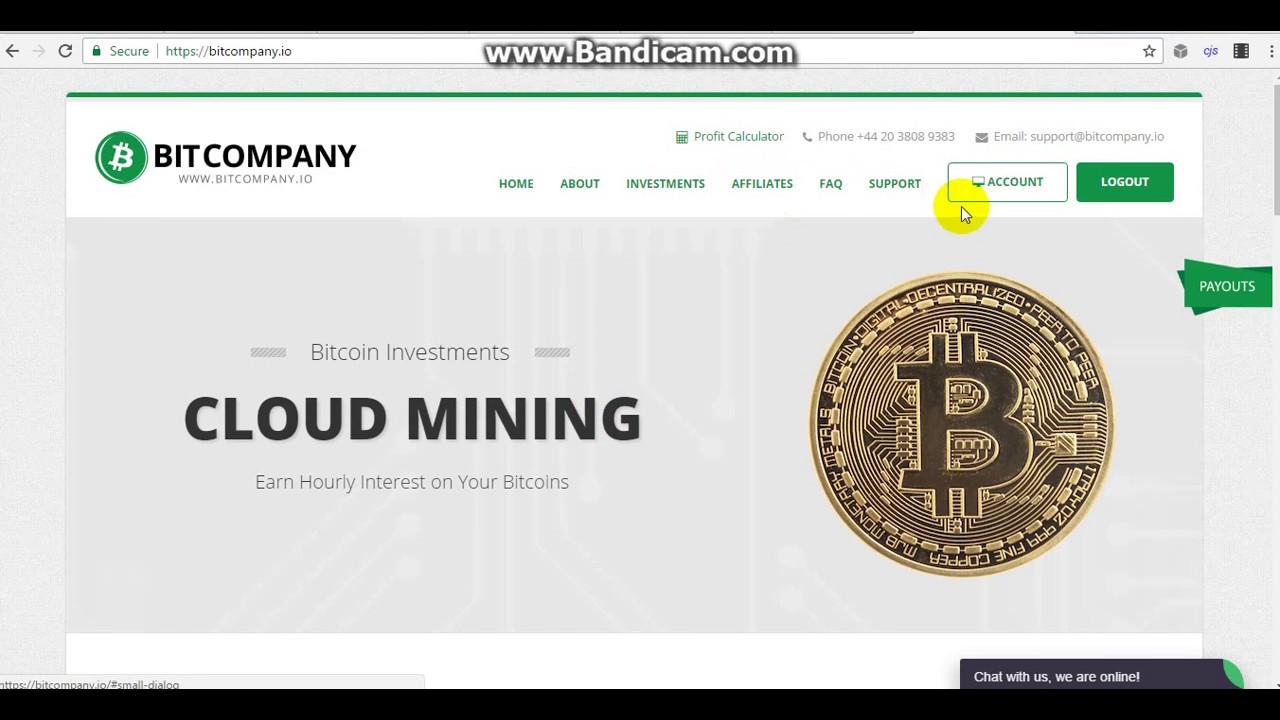 Earn BTC 17% per hour in BITCOMPANY