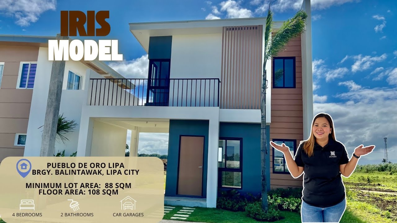House and Lot For sale In Lipa City Batangas | Pre Selling | IRIS Model @ Pueblo De Oro Lipa City