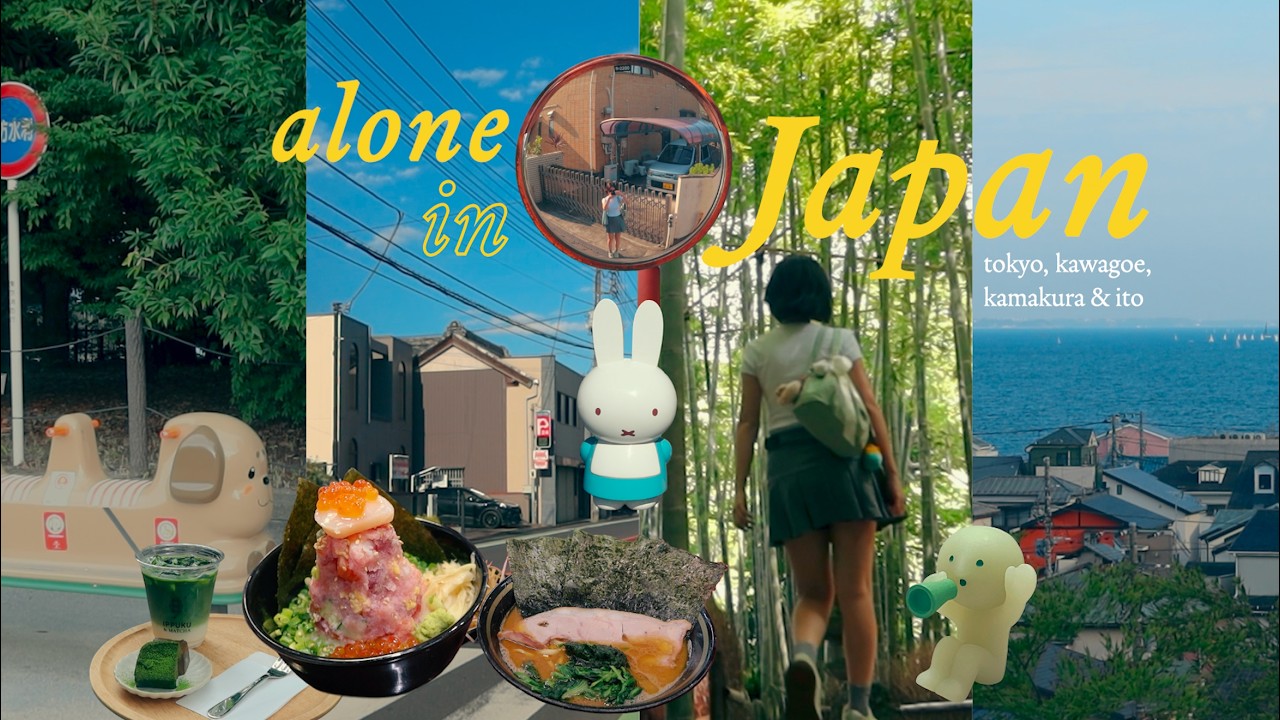 alone in japan for 6 days 🎏 (tokyo, kawagoe, kamakura & ito)
