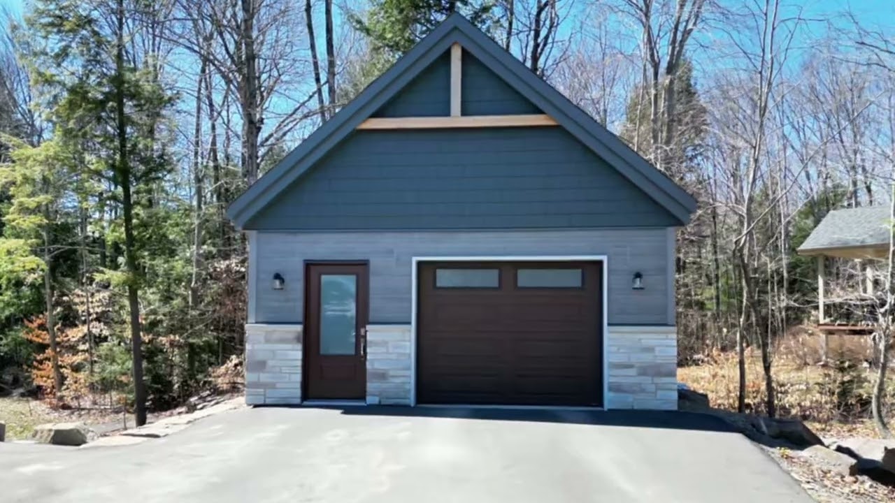 Garage 20' x 22' haut de gamme &agrave; Saint-Colomban | R&eacute;alisation Garafab