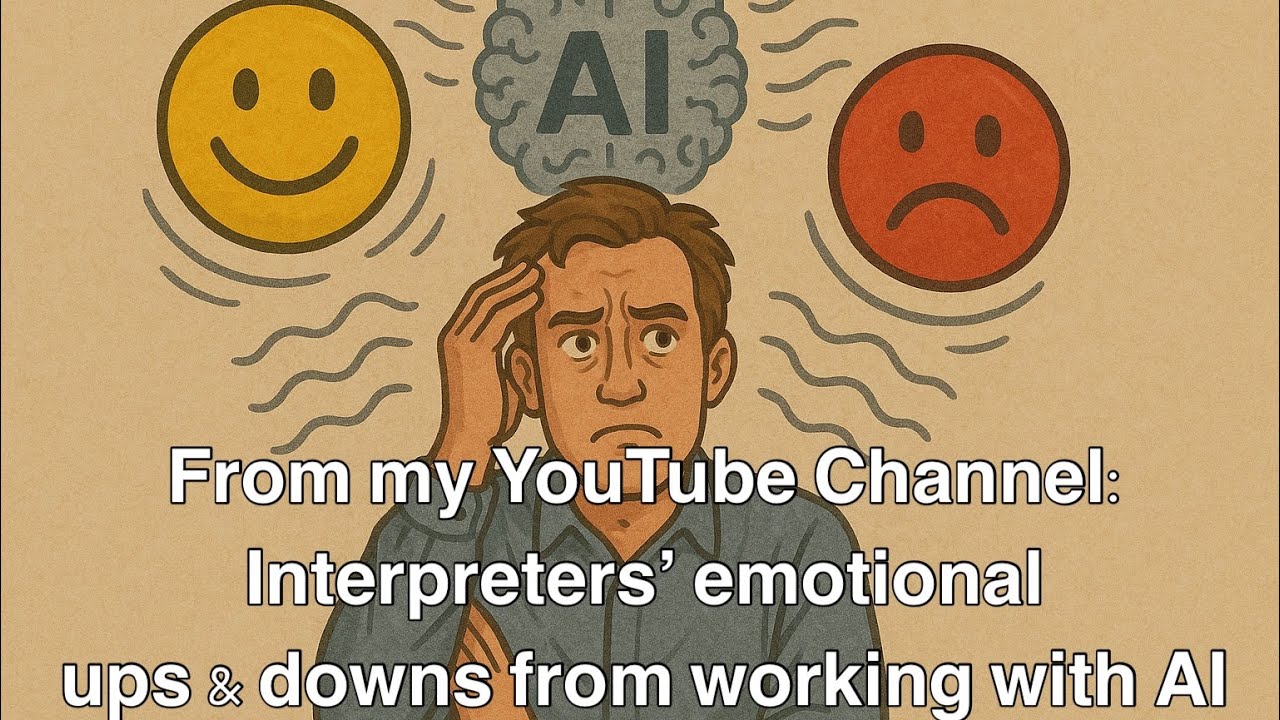 Interpreters' emotional ups & downs from working with AI