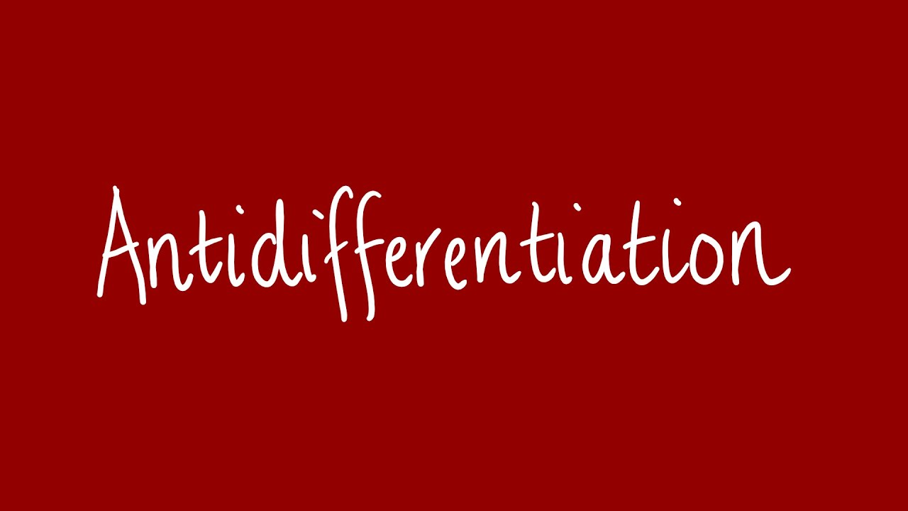 Antidifferentiation | Unit 1 and 2 VCE Maths Methods