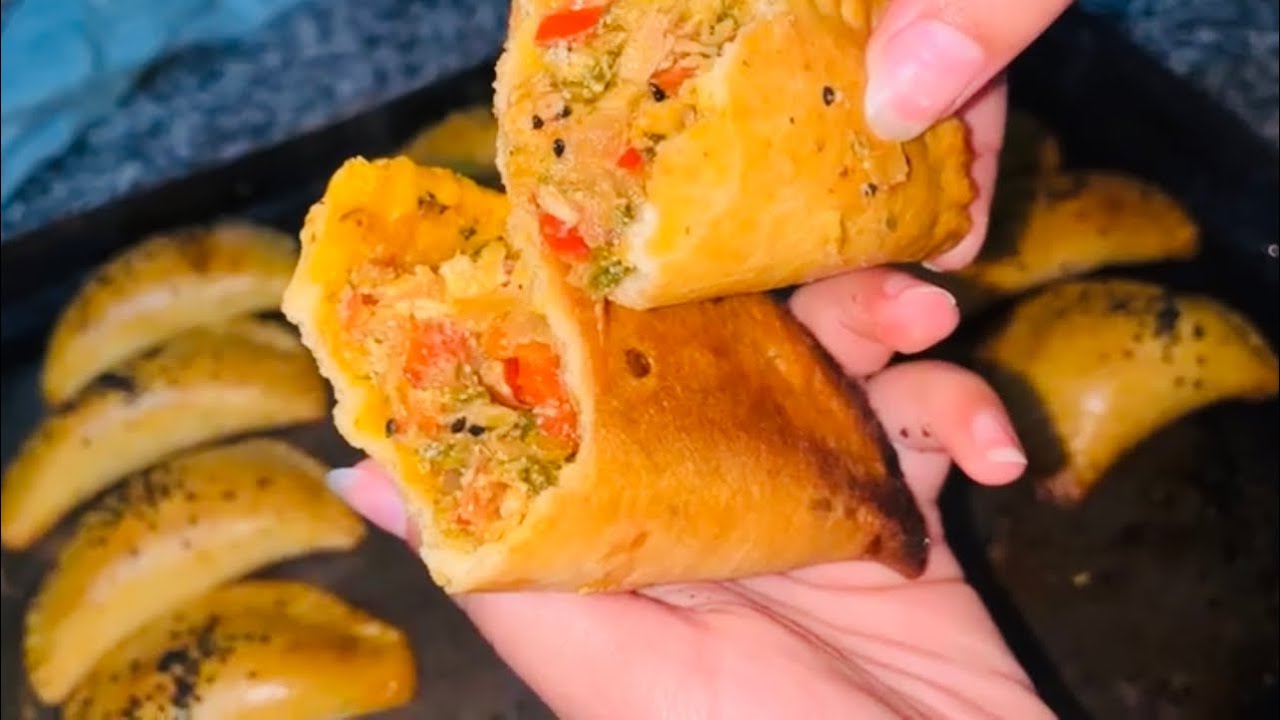 دائما مع السهل والسريع 👩🏻‍🍳شوصون رمضان مالحين بحشوة الدجاج يا سلام 🤩🥰