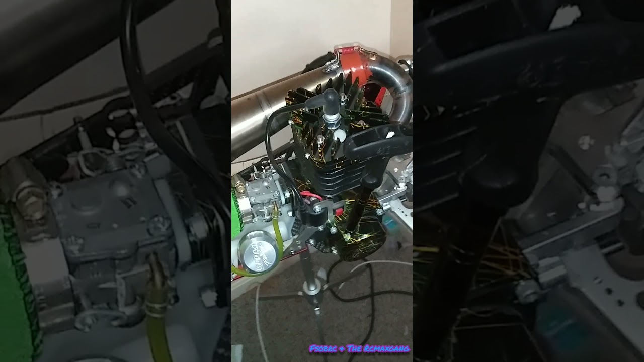 Bonehead Taylor Rc Big Bore Spark Plug Cage Install On a Rcmax Supreme 55 #Taylorrc #Baja