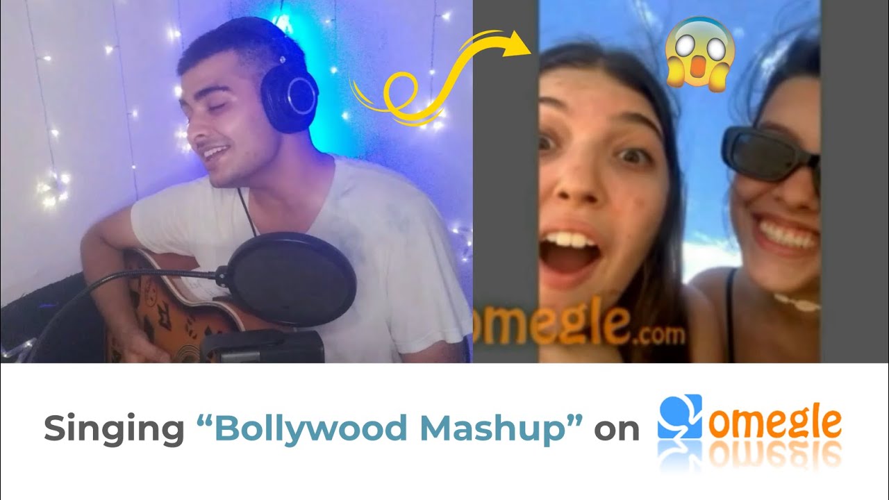 Indian boy singing a 