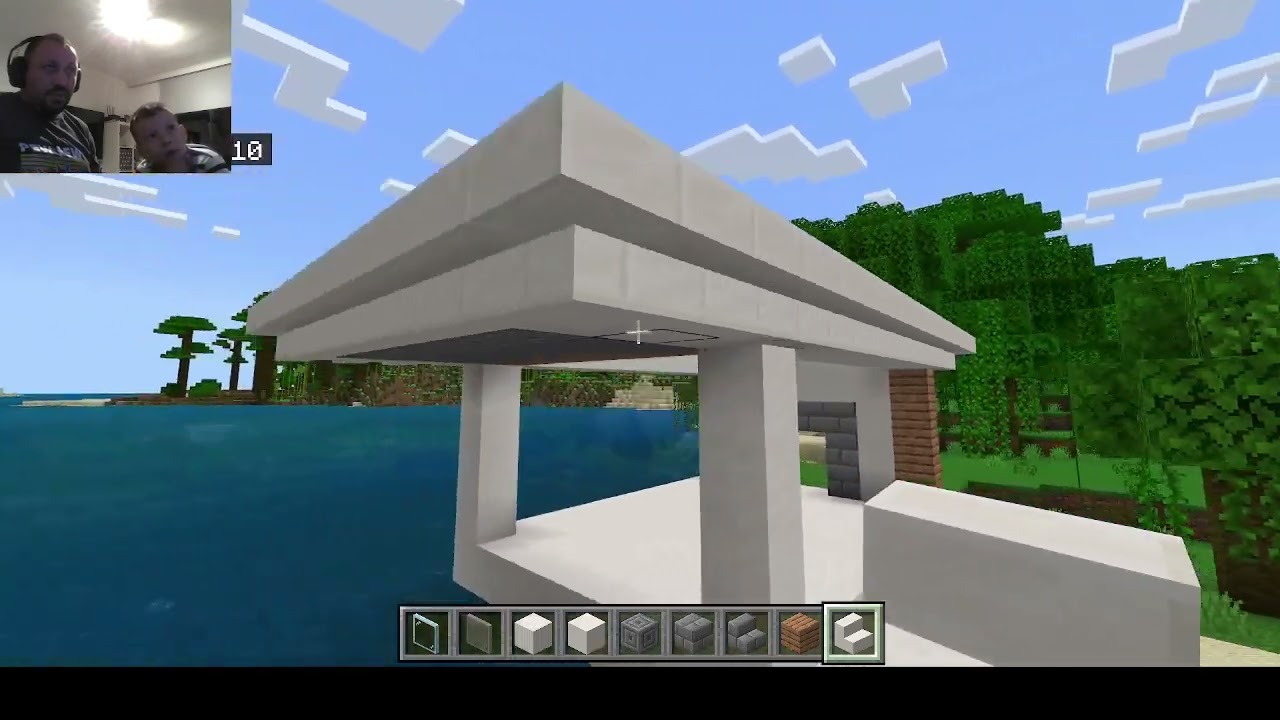 Arda ve Babası Minecraftta Ev Yaptı - Part 1 Ardanın Babasının Evi